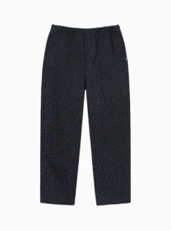 Stüssy Leopard Beach Trousers Ink Blue