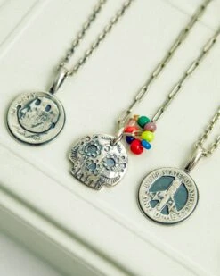 Regular Skull & Beads Pendant Necklace Silver -Deals Curated Attire Store 23.05.24 jewellery watches3043 65dd0a5b 24cf 4fd7 ace9 a2c7f99a4f26