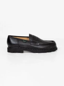 Paraboot Reims Leather Loafers Black