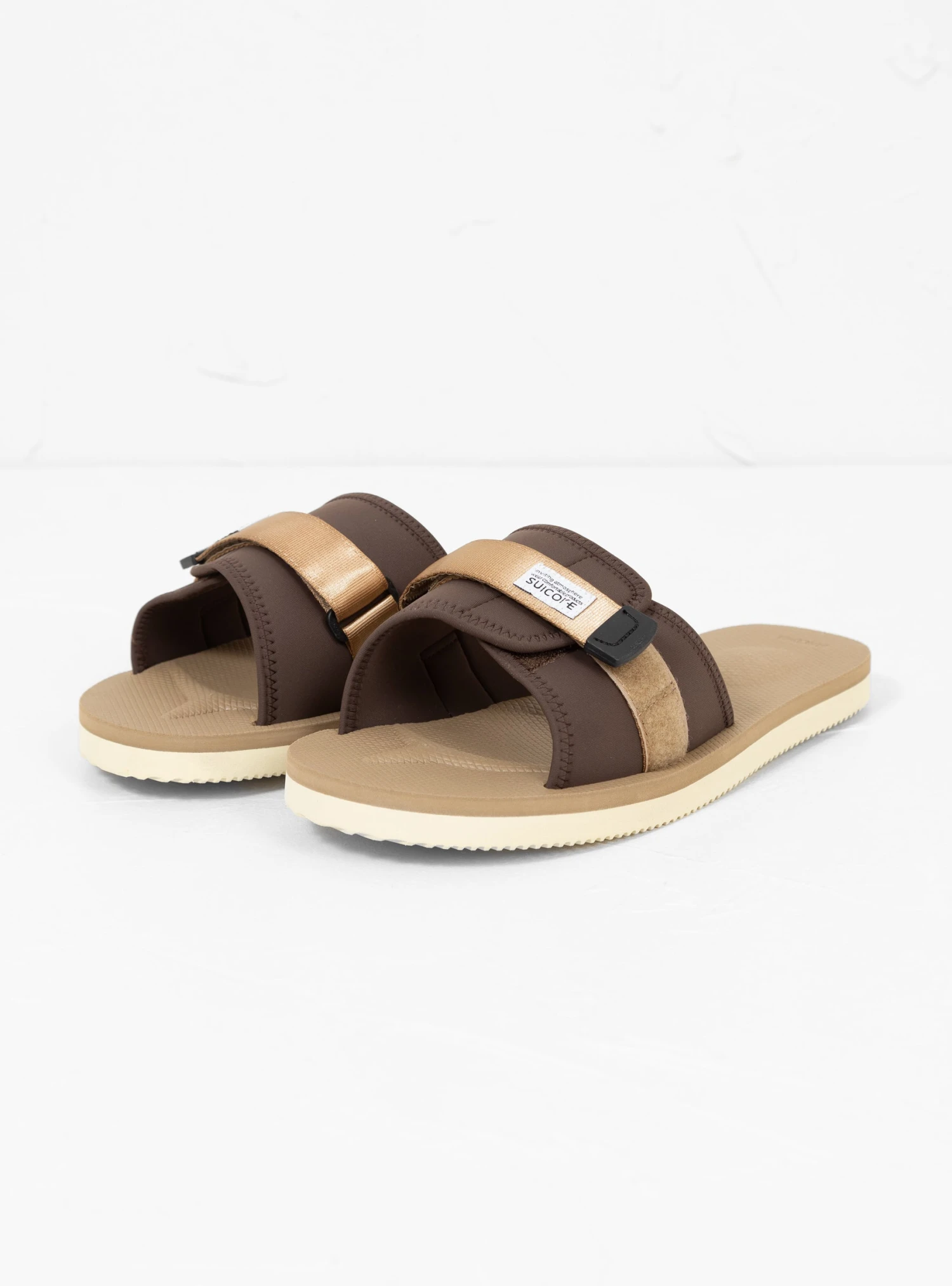 Suicoke PADRI Sandals Beige & Tan 2 Suicoke PADRI Sandals Beige & Tan - Image 2