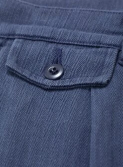 Pleated Herringbone Trousers Navy 9 Pleated Herringbone Trousers Navy -Deals Curated Attire Store 30178373 Pleated Pant Navy GENERAL ADMISSION 4