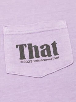 That Pocket T-shirt Lavender -Deals Curated Attire Store 30185142 ThatPocketLongSleeveT shirt Lavender THISISNEVERTHAT 4
