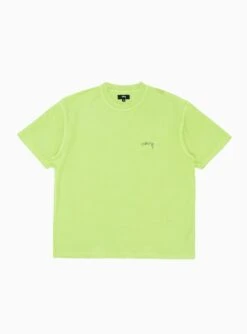 Deals Curated Attire Store 3 Stüssy Inside Out Pig. Dyed T-shirt Lime Green