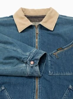 11.5oz Denim Reversible Jacket Light Blue -Deals Curated Attire Store 30224353 11.5ozDenimReversibleJacket LightBlue KAPITAL 2