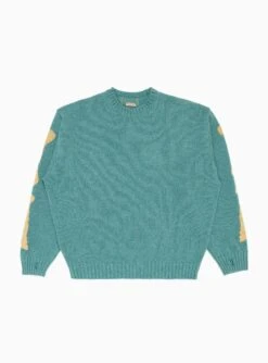 BONE 5G Wool Sweater Sax Blue 8 BONE 5G Wool Sweater Sax Blue -Deals Curated Attire Store 30224445 5G Wool BONE Crew Sweater Sax KAPITAL 1 1