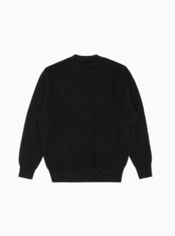 Extra Fine Wool Sweater Black -Deals Curated Attire Store 30228702 Extra Fine Wool Rib Knit Pullover Black YONETOMI 3