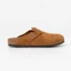 Birkenstock Boston SFB Suede Clogs Mink