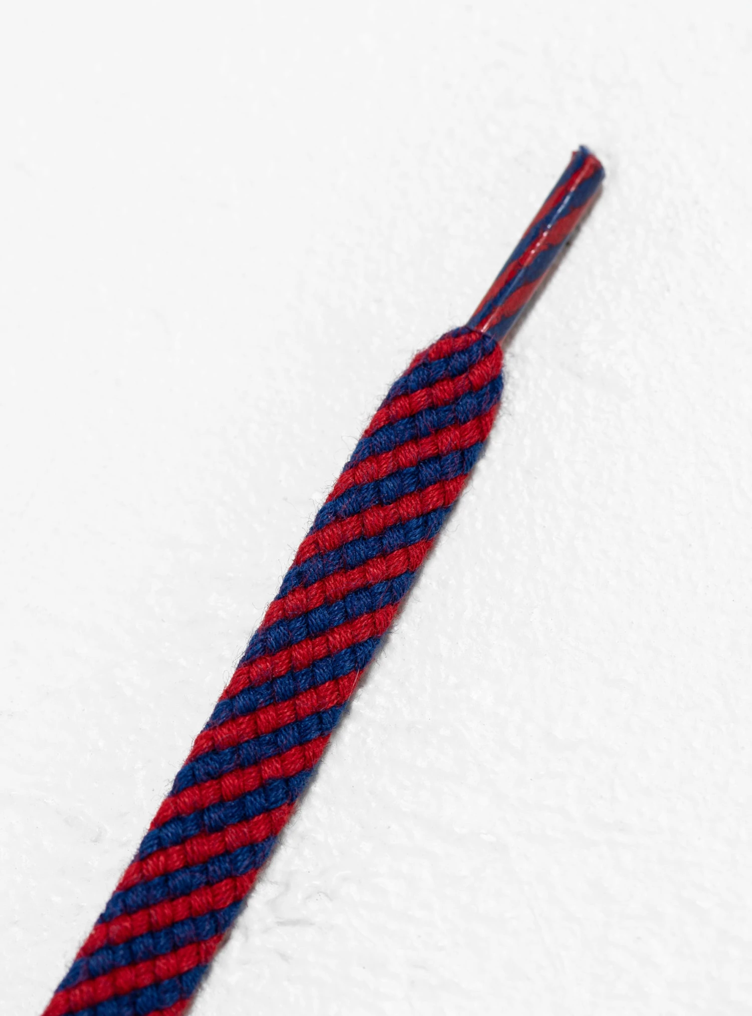PEE-WEE Shoelaces Blue & Red Stripe 2 PEE-WEE Shoelaces Blue & Red Stripe - Image 2