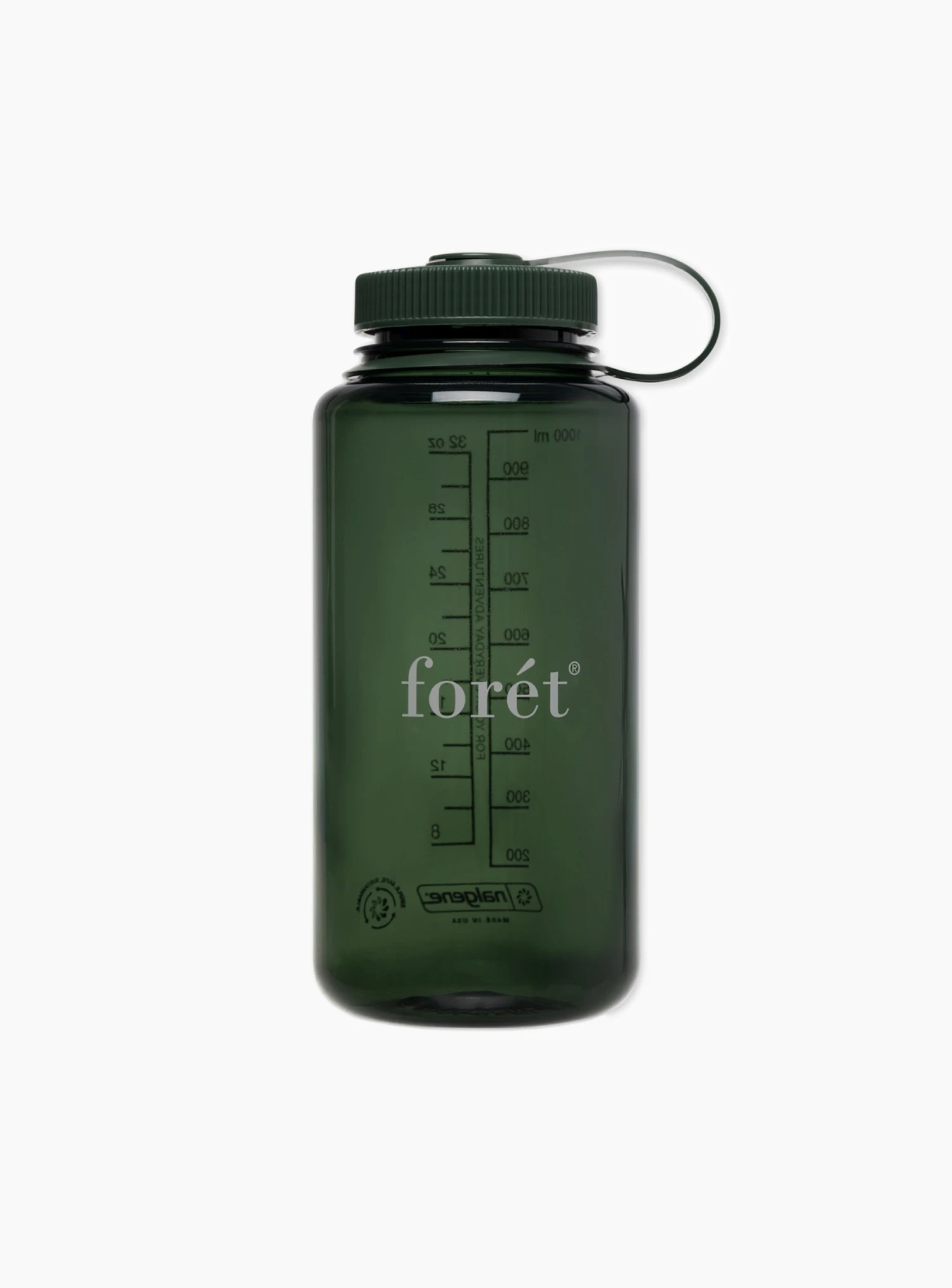 Foret & Nalgene Bottle 32oz Dark Green 1 Foret & Nalgene Bottle 32oz Dark Green