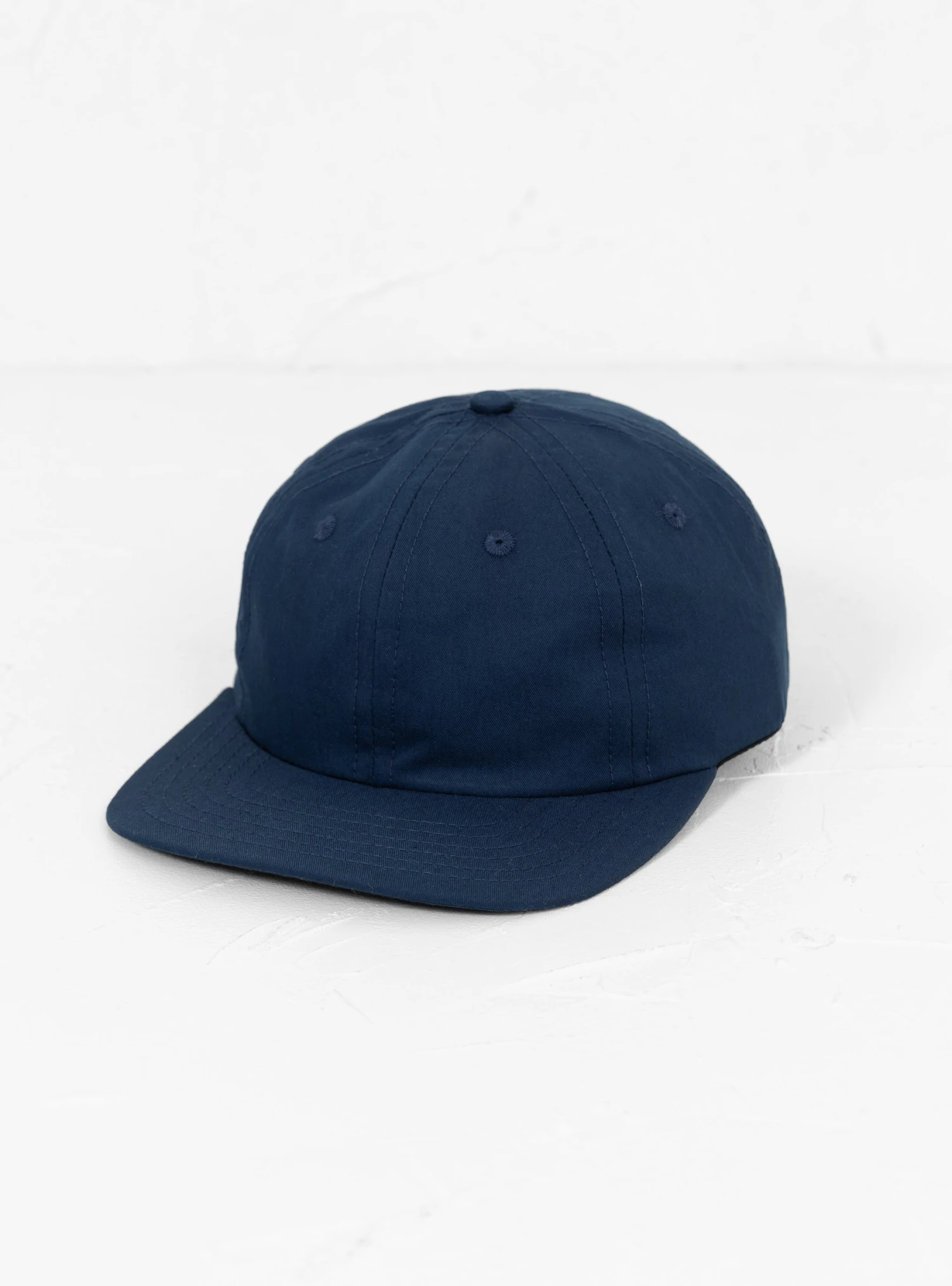Japanese Cotton Nylon 6 Panel Cap Blue 1 Japanese Cotton Nylon 6 Panel Cap Blue