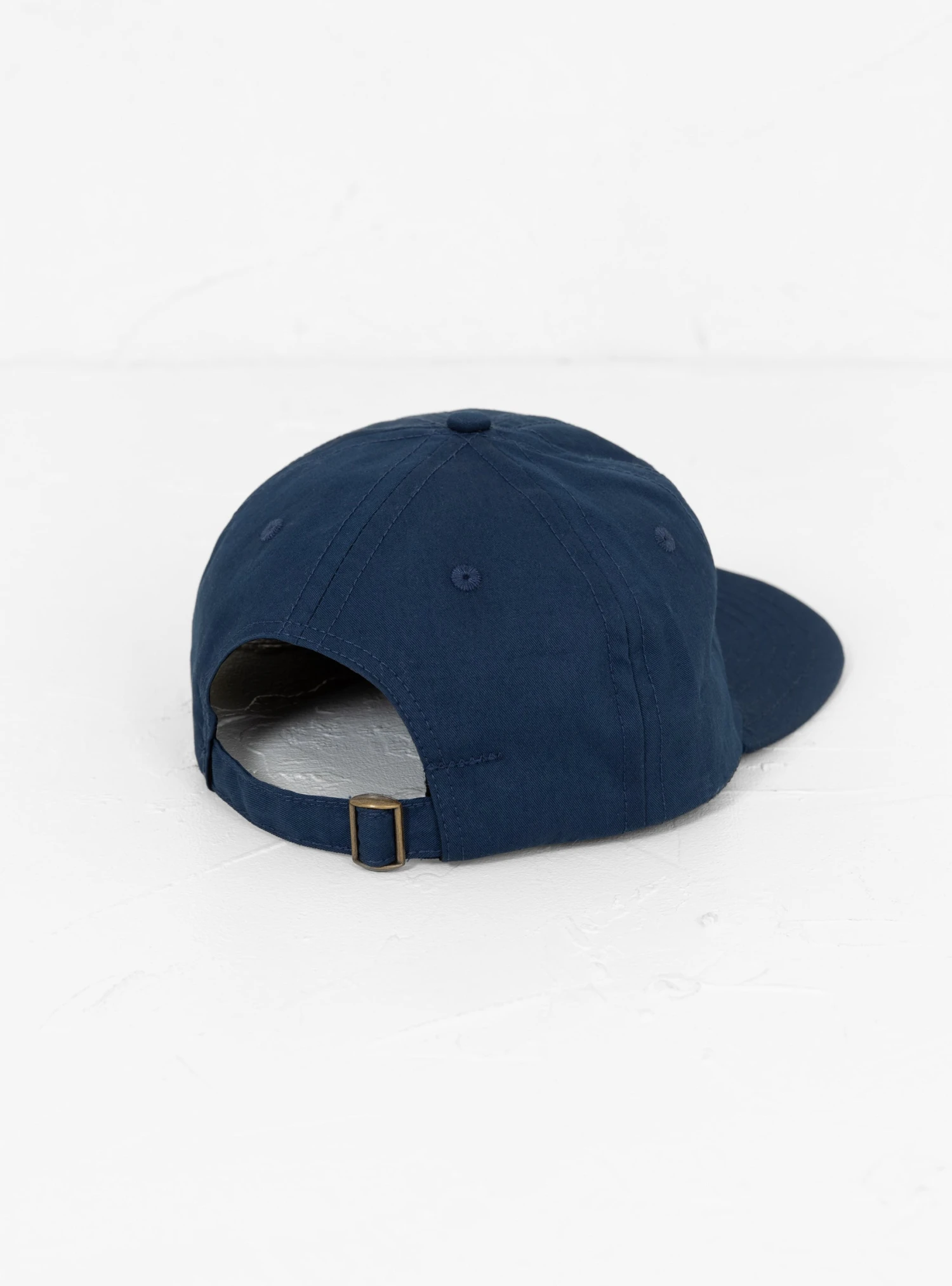 Japanese Cotton Nylon 6 Panel Cap Blue 2 Japanese Cotton Nylon 6 Panel Cap Blue - Image 2