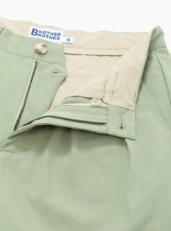 Pleated Trouser Sage -Deals Curated Attire Store 30271418 PleatedTrouser Sage BROTHERBROTHER 3