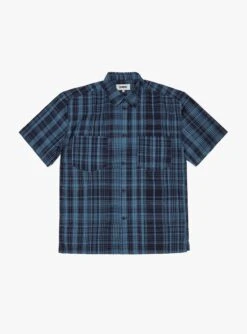 Mitchum Shirt Indigo Check