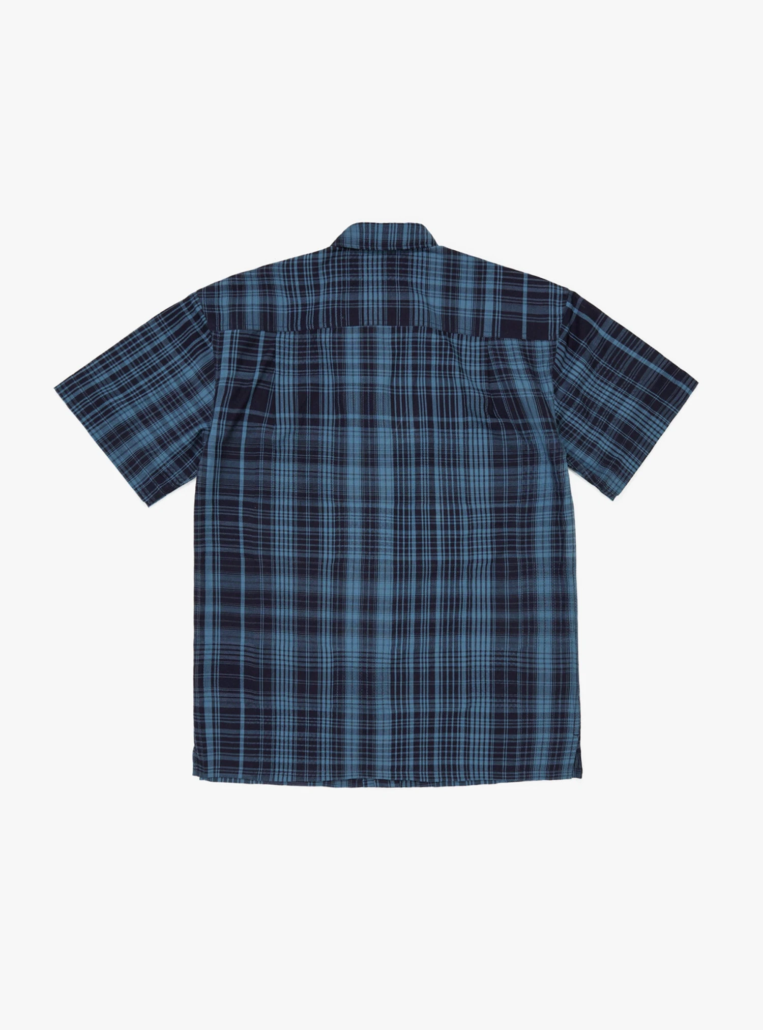 Mitchum Shirt Indigo Check 4 Mitchum Shirt Indigo Check - Image 4