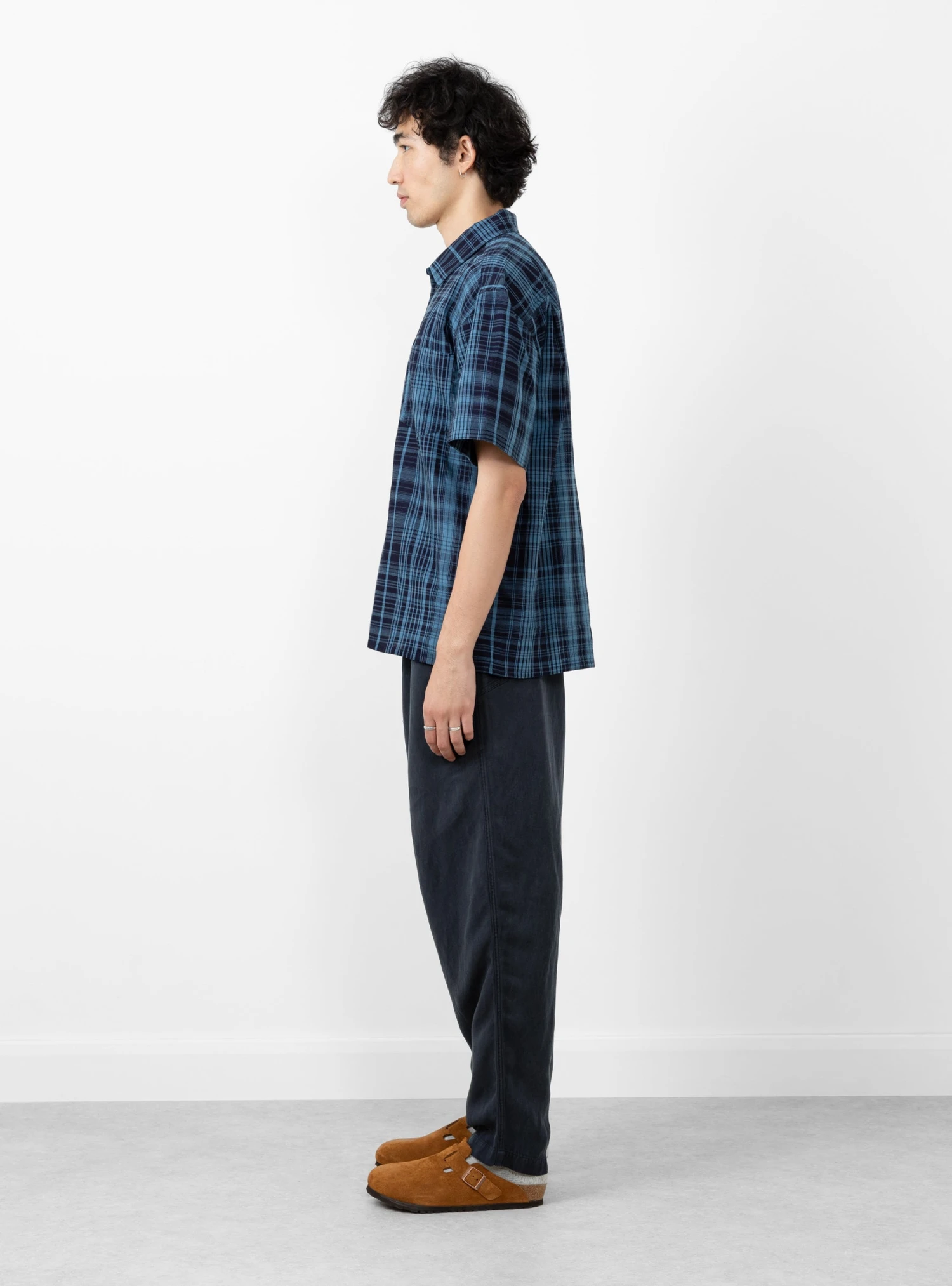 Mitchum Shirt Indigo Check 6 Mitchum Shirt Indigo Check - Image 6
