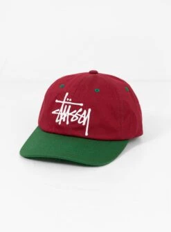 Stüssy Big Basic Vintage Cap Maroon