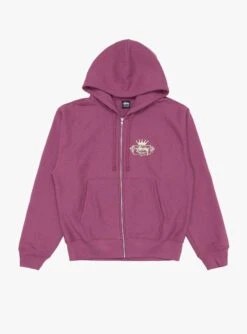Stüssy Built To Last Zip Hoodie Berry -Deals Curated Attire Store 30279117 Built To Last Zip Hoodie Berry Stussy 1