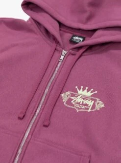 Stüssy Built To Last Zip Hoodie Berry -Deals Curated Attire Store 30279117 BuiltToLastZipHoodie Berry Stussy 3
