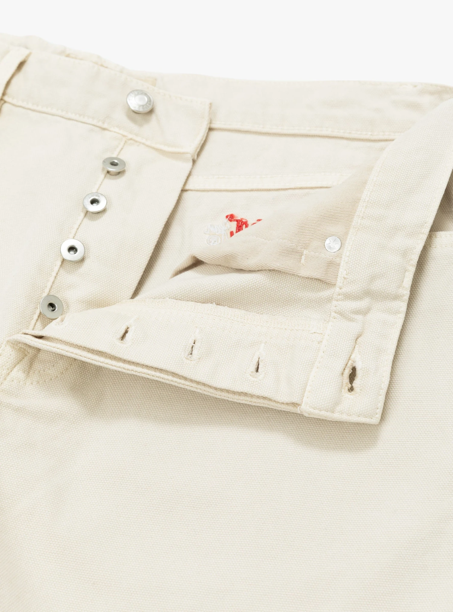 Stüssy Big Ol' Jean Washed Canvas Vintage Natural 3 Stüssy Big Ol' Jean Washed Canvas Vintage Natural - Image 3