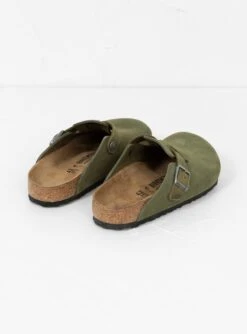 Birkenstock Boston Suede & Oiled Leather Sandal Thyme -Deals Curated Attire Store 30282506 BostonSuedeOiledLeatherSandal Thyme BIRKENSTOCK 3
