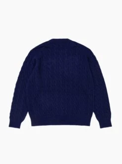 Cable Knit Pullover Navy -Deals Curated Attire Store 30285361 Cable Knit Pullover Navy TOGA VIRILIS 2