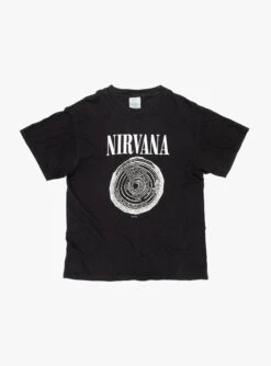 Deals Curated Attire Store 17 '90s Nirvana Vestibule T-shirt Black