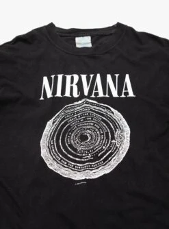 '90s Nirvana Vestibule T-shirt Black -Deals Curated Attire Store 3J9A0271
