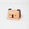 Log Cabin Incense Burner Clay