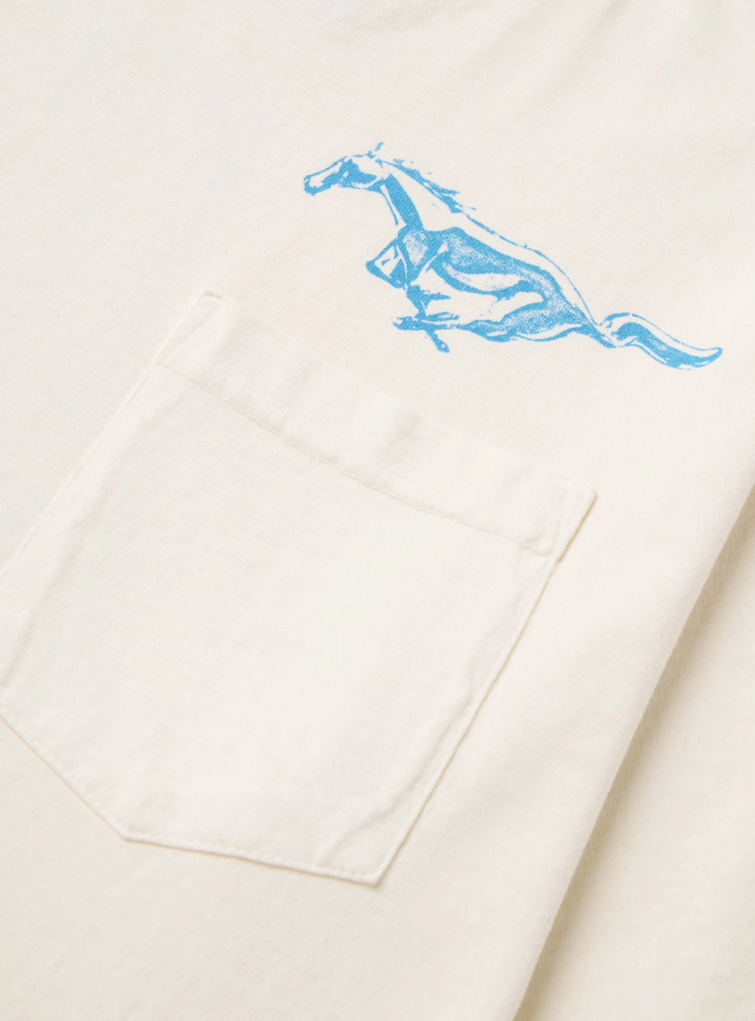 Mustang Cross T-Shirt Bone 4 Mustang Cross T-Shirt Bone - Image 4