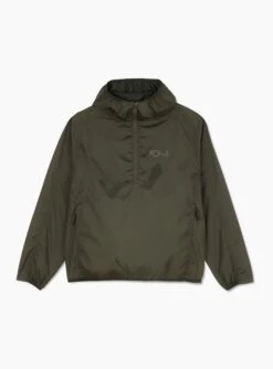 Polar Skate Co Packable Anorak Jacket Dirty Black