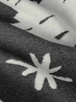 Polar Skate Co Mess ATM Picnic Blanket Black & Cloud White 5 Polar Skate Co Mess ATM Picnic Blanket Black & Cloud White -Deals Curated Attire Store Polar Skate Co SU24 Picnic Blanket Mess At The Moment 3