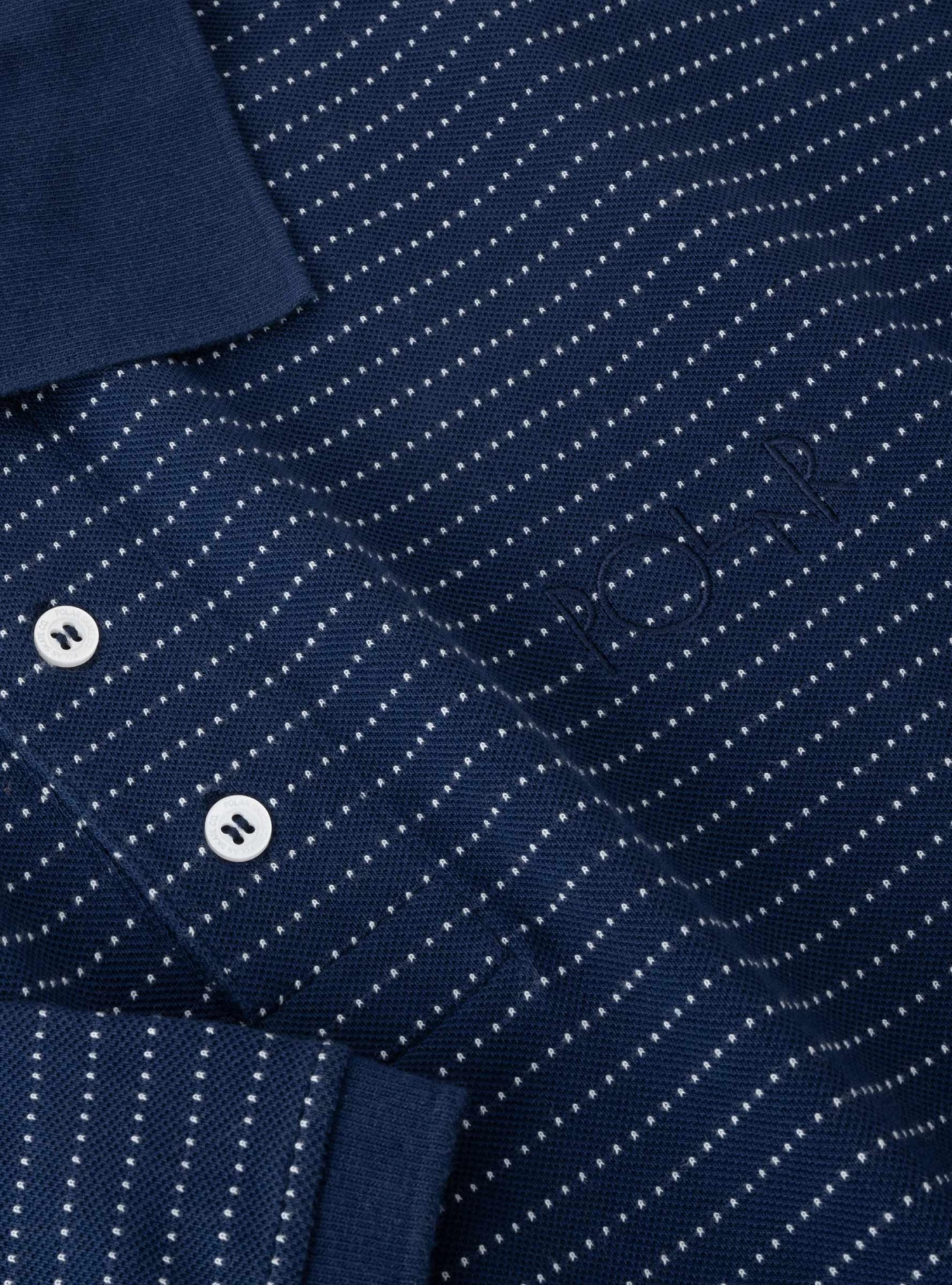 Polar Skate Co Surf Polo Shirt Dark Blue 2 Polar Skate Co Surf Polo Shirt Dark Blue - Image 2