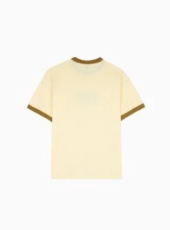 Throw Up Ringer T-shirt Cream 5 Throw Up Ringer T-shirt Cream -Deals Curated Attire Store Throw Up Short Sleeve Ringer Tee Cream Back