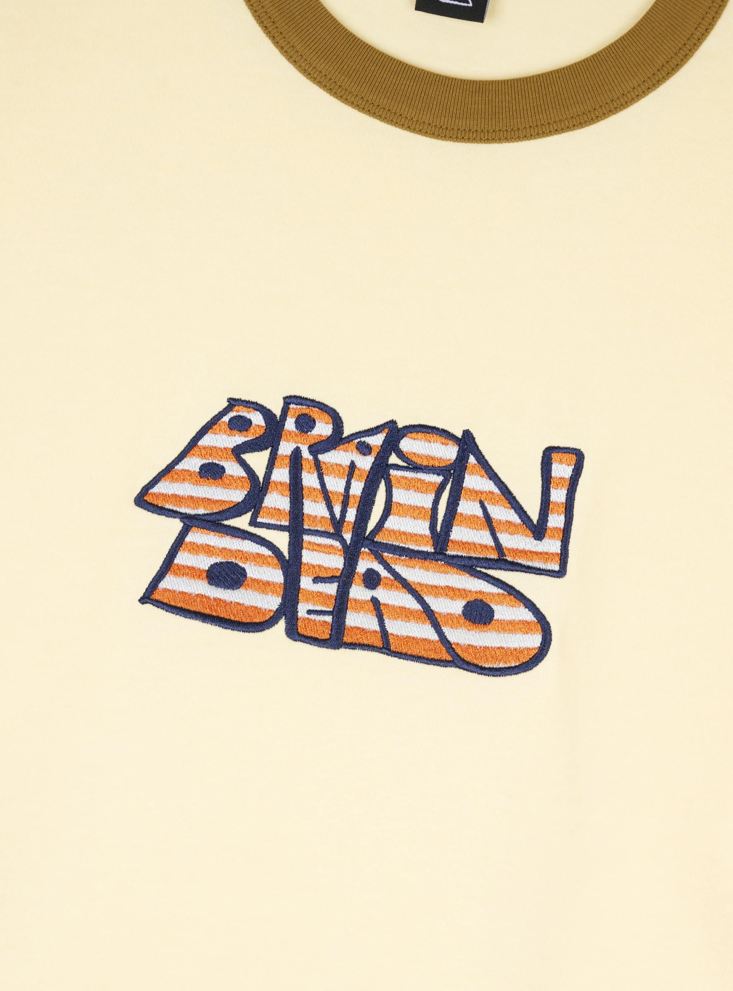 Throw Up Ringer T-shirt Cream 2 Throw Up Ringer T-shirt Cream - Image 2